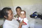 Patient with his mother & brother at St. Rafael Cancar Hospital